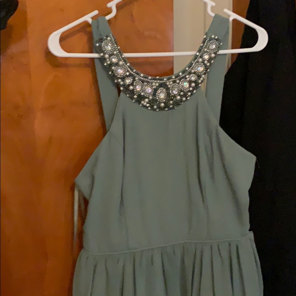 Short green dress for sale!